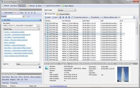 Advanced Renamer, renombrar archivos de forma masiva es fácil y gratis con esta herramienta | TIC & Educación | Scoop.it
