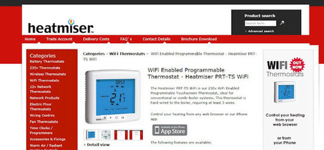 [domotique] Test: Thermostat Wifi Heatmiser, pour contrôler à distance son chauffage | Build Green, pour un habitat écologique | Scoop.it