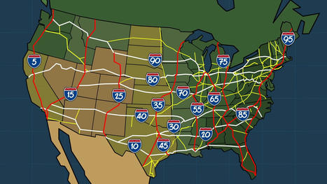 Here's the Surprising Logic Behind America's Interstate Highway Numbers | SoRo class | Scoop.it