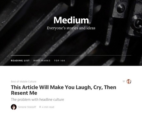 The Marketer's Guide To Medium | Public Relations & Social Marketing Insight | Scoop.it