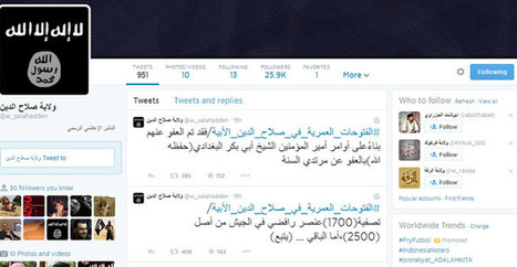 Twitter ferme 2000 comptes liés à Daesh | Toulouse networks | Scoop.it