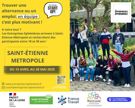 LA VOIX DE L’EMPLOI, L’ENTREPRISE EPHEREMERE SPECIALE JEUNES. – Radio Ondaine 90.9 FM | Labo Cités - L'actualité de la politique de la ville en Auvergne-Rhône-Alpes | Scoop.it