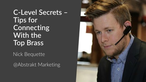 C-Level Secrets – Tips for Connecting with the Top Brass | Tampa Florida Public Relations | Scoop.it
