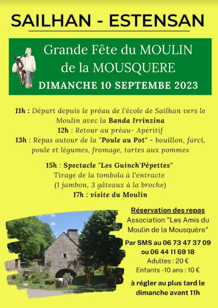 Fête du Moulin de la Mousquère le 10 septembre | Vallées d'Aure & Louron - Pyrénées | Scoop.it