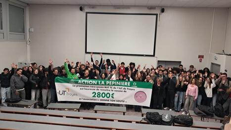 2 800 &euro; r&eacute;colt&eacute;s par des &eacute;tudiants de l&rsquo;IUT de Troyes revers&eacute;s &agrave; Donne ton soutif | Le fil d'actualit&eacute;s de l'URCA | Scoop.it