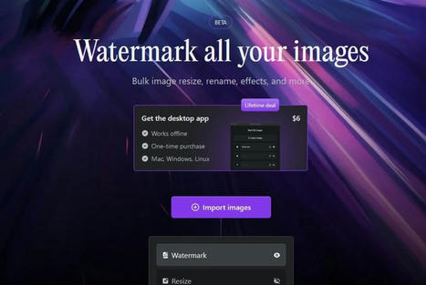 Mark My Images : un outil en ligne gratuit pour marquer, redimensionner, renommer des images par lot | Freewares | Scoop.it