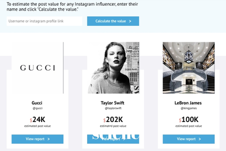 Cet outil gratuit permet de calculer le prix d’un post sponsorisé d'Influenceur sur Instagram | Marketing d'influence | Scoop.it