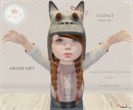 Cat Beanie Hat Group Gift by Tiny Trinkets | Teleport Hub - Second Life Freebies | Teleport Hub | Scoop.it