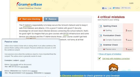Instant grammar checker - Fast, 100% FREE scans for your writing | Latest Social Media News | Scoop.it