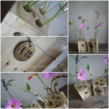 [Projet palettes] Créer un soliflore à partir d'un cube de #palette par Pennale sur le #CDB | DIY Palettes | Scoop.it