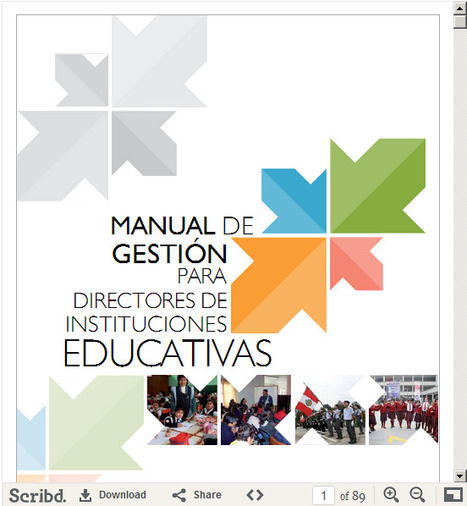 Manual de gestión para directores de centros educativos | TIC & Educación | Scoop.it