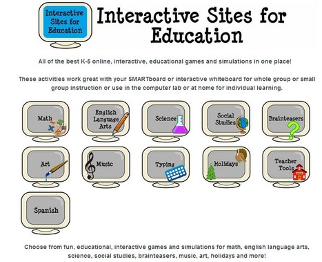 Interactive Learning Sites for Education | A New Society, a new education! | Scoop.it