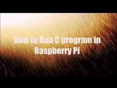 How to write c program in raspberry pi | Raspbe...