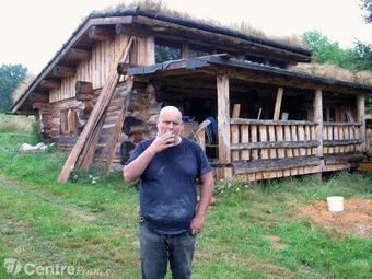 Patrick Augras a construit sa “cabane au Canada” au cœur de la Creuse, avec du bois d’ici | Build Green, pour un habitat écologique | Scoop.it