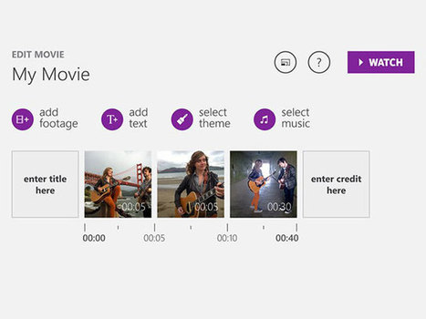 Movie Creator : un nouvel éditeur de vidéo sur Windows 8.1 et Windows Phone 8.1 | Montage vidéo pour ma petite soeur | Scoop.it