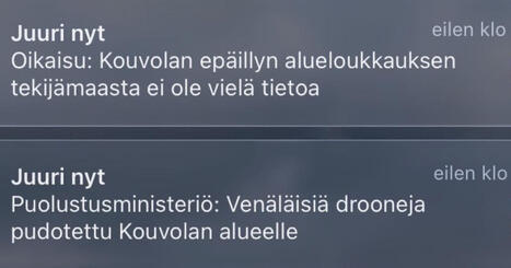HS ja IS kertovat julkaisseensa teko&auml;lyty&ouml;kalun takia virheellist&auml; tietoa drooneista | Uutisia lyhyesti | Yle | 1Uutiset - Lukemisen t&auml;hden | Scoop.it