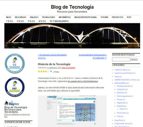 Profesoratecno: Enlace a estos interesantes y completos blogs con toda la información que necesitamos de: "Historia de la Tecnología" | A New Society, a new education! | Scoop.it