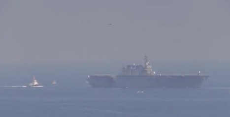 Le PH Izumo, plus gros bâtiment de combat japonais depuis la 2ème guerre mondiale, prend la mer pour la 1ère fois | DEFENSE NEWS | Scoop.it