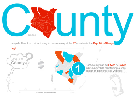 County - Free Font | Freakinthecage Webdesign Lesetips | Scoop.it