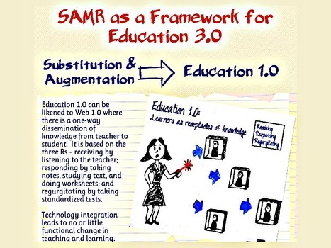 How the SAMR model can be used as framework for Education 3.0 - | Creative teaching and learning | Scoop.it
