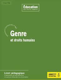 Livret "Genre et droits humains" | Veille &Eacute;ducative - L'actualit&eacute; de l'&eacute;ducation en continu | Scoop.it