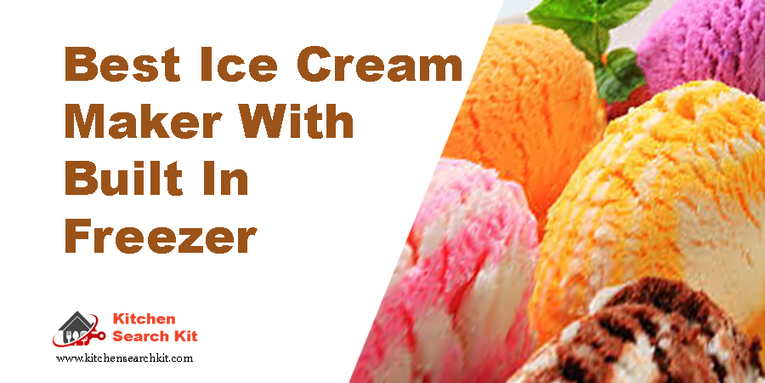 ice cream maker with built in freezer