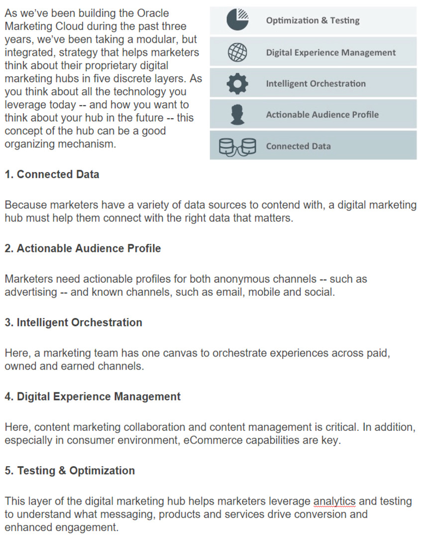 New Gartner Report: Build Your Digital Marketing Hub- Oracle | The MarTech Digest | Scoop.it