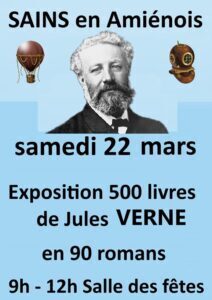 Sains en Amiénois : 500 livres de Jules Verne... à voir et à emporter | Jules Verne News | Scoop.it