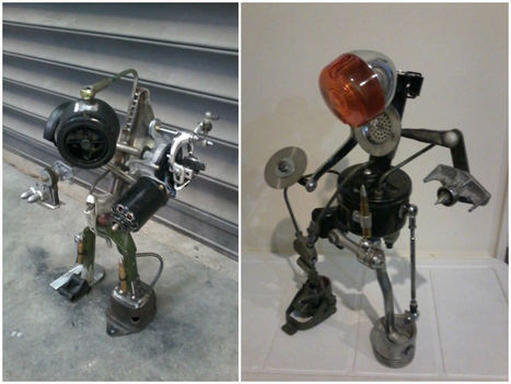 Recycled Robots | 1001 Recycling Ideas ! | Scoop.it
