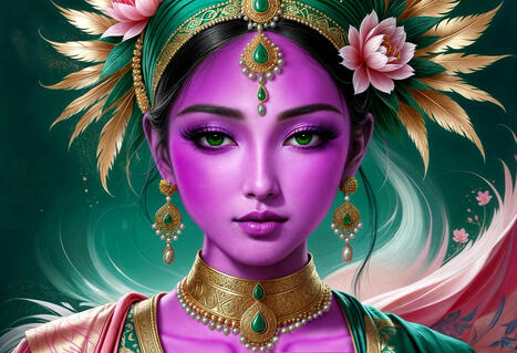 'Emergent Bloom - The Pink Tara' by Ronald Coone via The Left Hand of Buddha | Anon Hades | Scoop.it