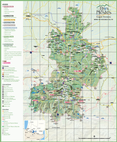Pays des Nestes - Nouvelle carte touristique | Vallées d'Aure & Louron - Pyrénées | Scoop.it
