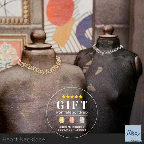 Heart Necklace Fatpack Teleport Hub Group Gift by ASO! | Teleport Hub - Second Life Freebies | Teleport Hub | Scoop.it