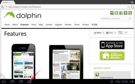 Dolphin Browser HD pour Android : Comment changer le User Agent? | Time to Learn | Scoop.it