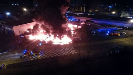 #Strasbourg : important #incendie, quartier Port-du-Rhin, dans les locaux de l'#entreprise Soprema | Risques industriels | Scoop.it