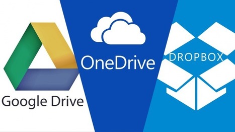 Almacenamiento en la nube: Google Drive vs Dropbox vs Onedrive | TIC & Educación | Scoop.it