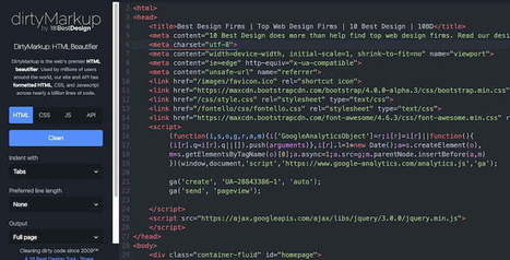 Un embellecedor de código HTML, CSS y JavaScript: copiar, pegar y ya queda más bonito | tecno4 | Scoop.it