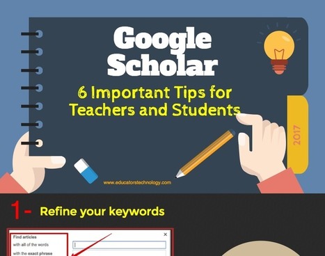 Important Google Scholar Tips for Teacher and Students via Educators' tech  | iGeneration - 21st Century Education (Pedagogy & Digital Innovation) | Scoop.it