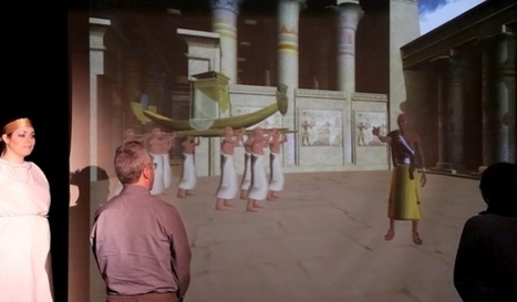 Avatars, live actors and audience members reenact an authentic Egyptian ceremony | Augmented, Alternate and Virtual Realities in Education | Scoop.it