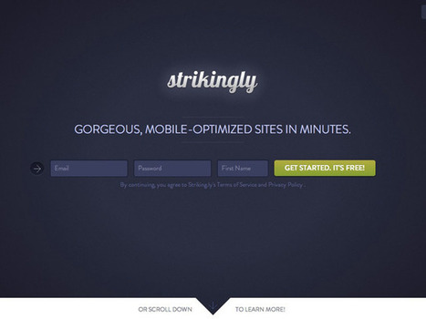 Créer un site en quelques clics avec Strikingly | TICE et langues | Scoop.it