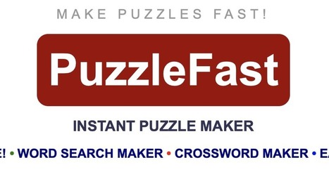PuzzleFast - Web para crear pasatiempos imprimibles en segundos | Education 2.0 & 3.0 | Scoop.it