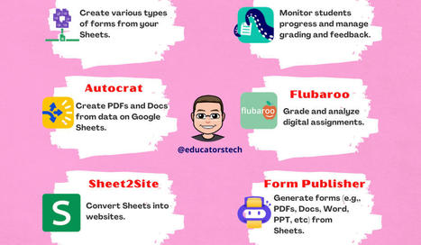 6 Key Google Sheets Add-ons for Teachers and Educators via Educators' technology  | Education 2.0 & 3.0 | Scoop.it