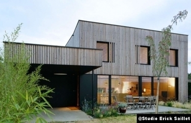 [inspiration] Villa B., &agrave; Caluire et Cuire (69) - B comme bioclimatique par Studio Erick Saillet | Build Green, pour un habitat &eacute;cologique | Scoop.it