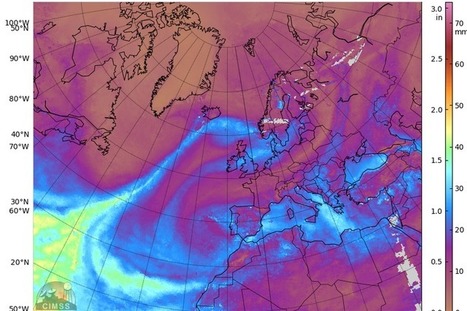 Ríos atmosféricos, las autopistas aéreas que regulan el clima — | Ciencia-Física | Scoop.it