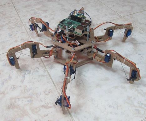 Raspberry Pi Hexapod Wooden Robot. : 11 Steps (with Pictures) | tecno4 | Scoop.it