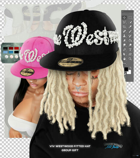 Viv Westwood Fitted Cap May 2025 Group Gift by VICE | Teleport Hub - Second Life Freebies | Second Life Freebies | Scoop.it