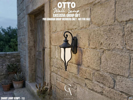 Otto Wall Lamp March 2026 Group Gift by CANARUN | Teleport Hub - Second Life Freebies | Second Life Freebies | Scoop.it