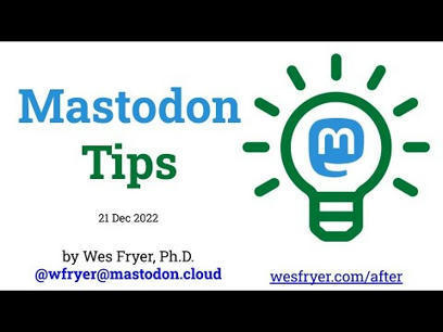 Mastodon Tips (Dec 2022) | Technology in Education | Scoop.it
