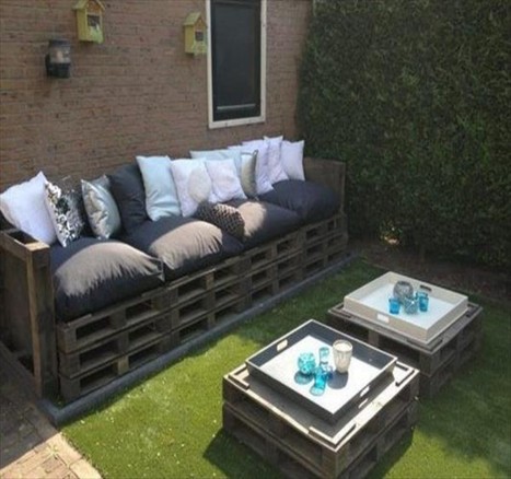 Garden Furniture Made With Pallets In Pallet Projects Creative