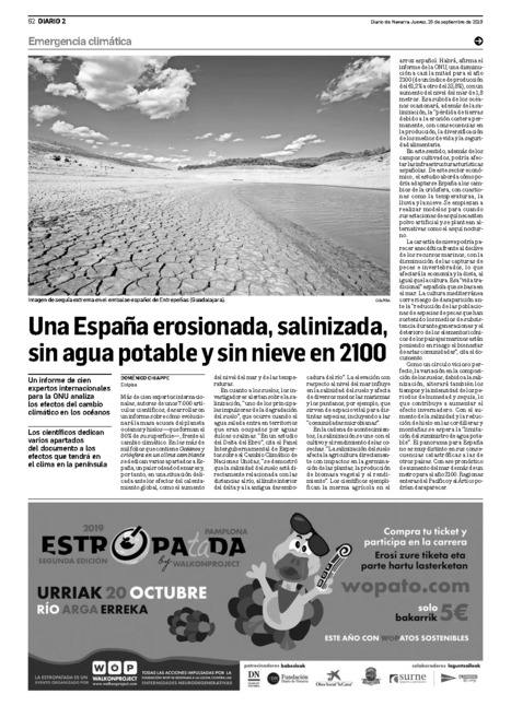 Una España erosionada, salinizada, sin agua potable y sin nieve en 2100 | Ordenación del Territorio | Scoop.it