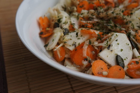 Salade de carottes, radis noir et chou-rave - Vincent cuisine | Légumes de saison | Scoop.it
